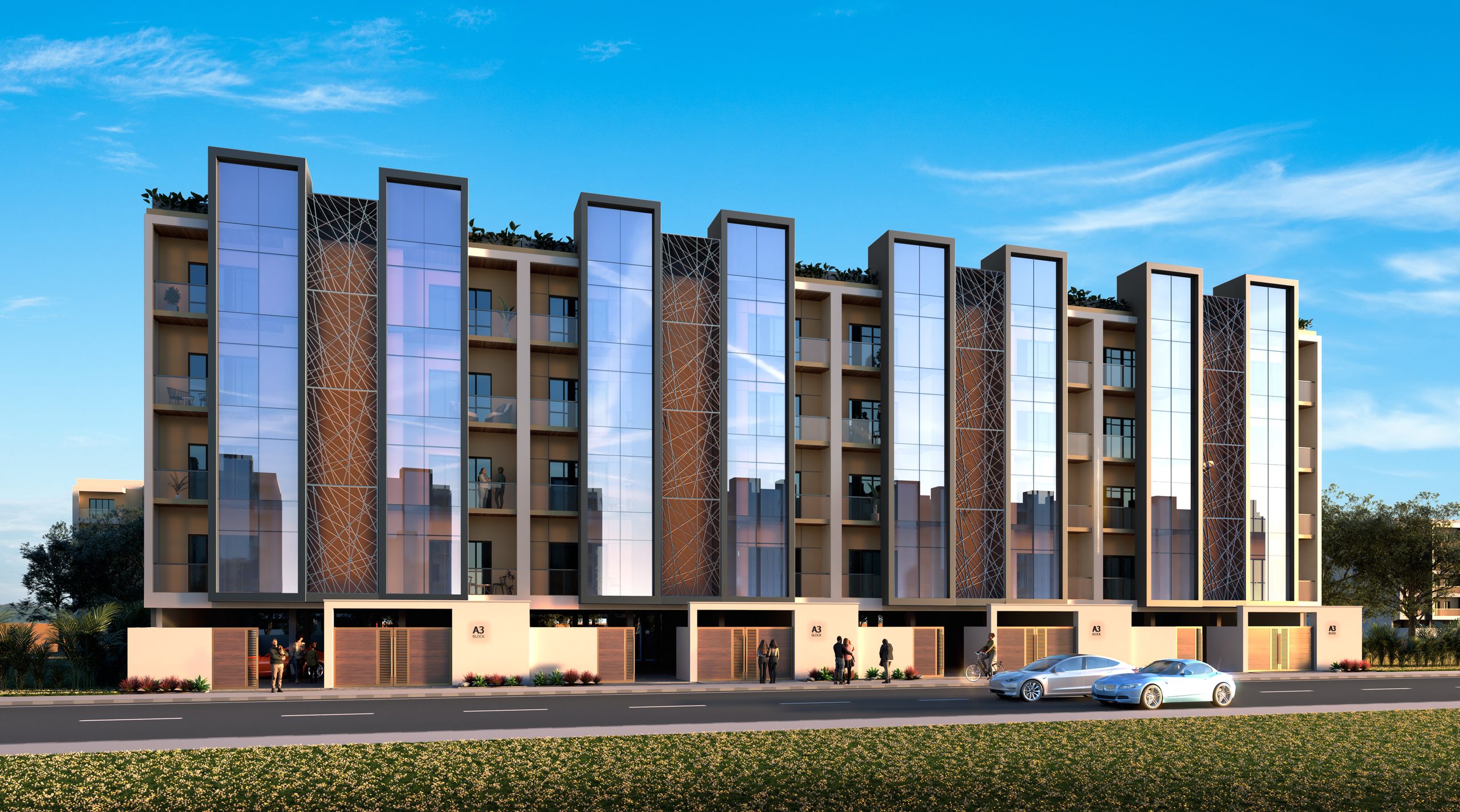 Jindal apartment day view